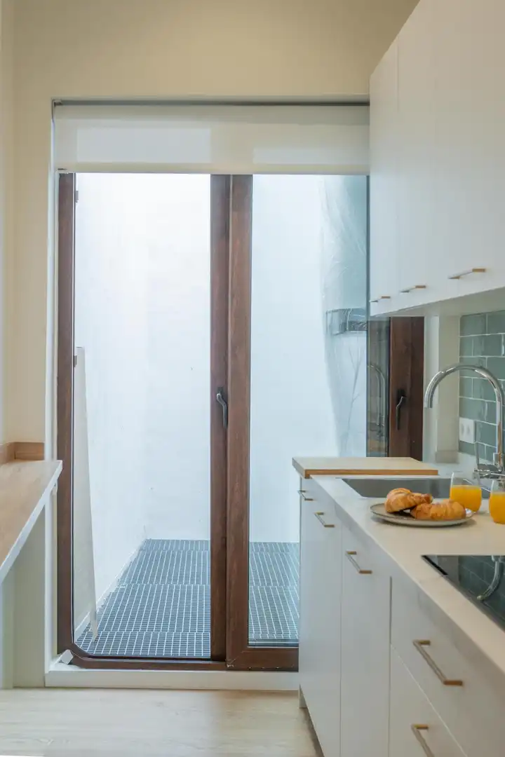 Cocina de Piso de alquiler en Sevilla con Aire acondicionado, Calefacción y Amueblado