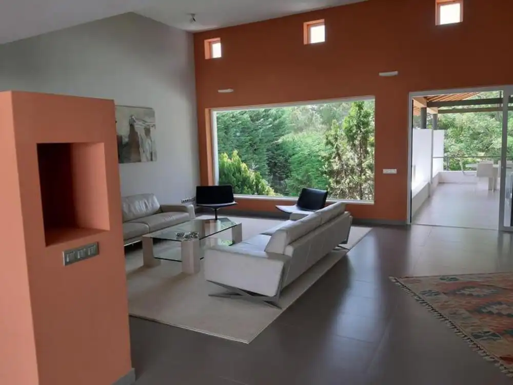 Sala de estar de Casa o chalet de alquiler en Marbella con Aire acondicionado, Calefacción y Jardín privado