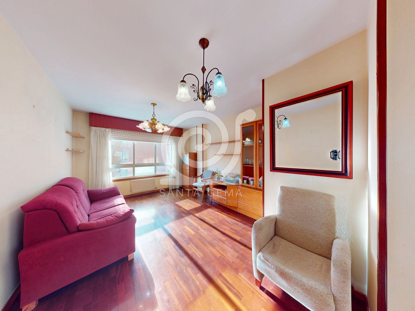 Living room of Flat for sale in A Coruña Capital   with Heating and Storage room