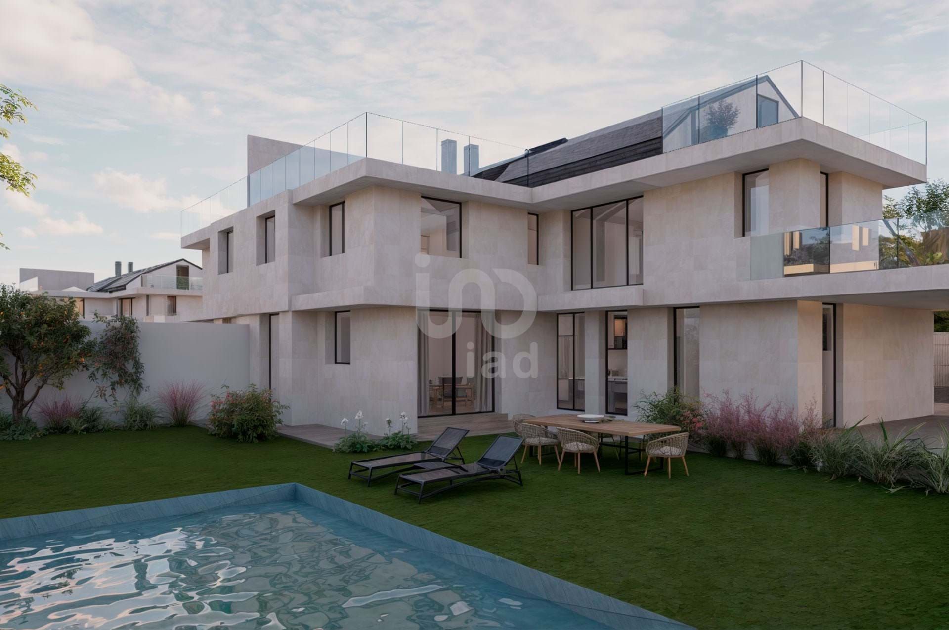 Garden of Single-family semi-detached for sale in Miraflores de la Sierra  with Air Conditioner, Heating and Terrace