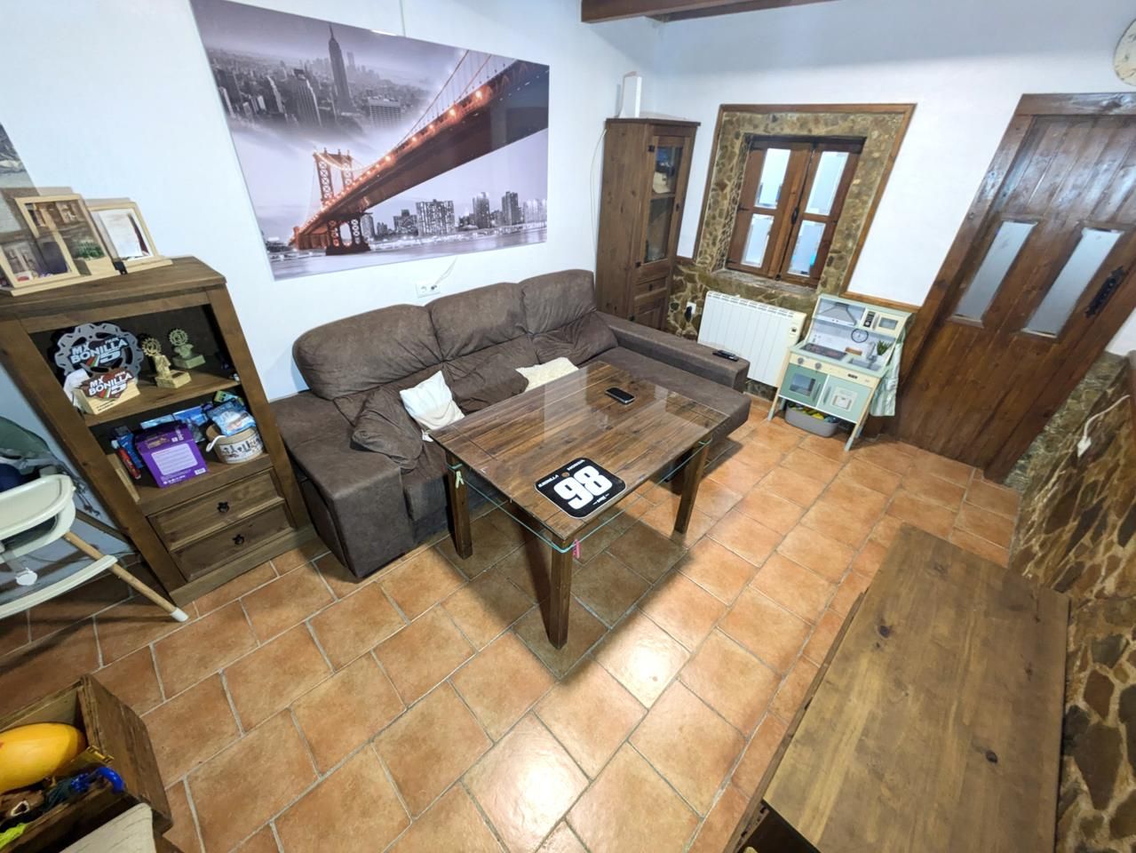 Sala d'estar de Casa o xalet en venda en Esparragalejo amb Terrassa