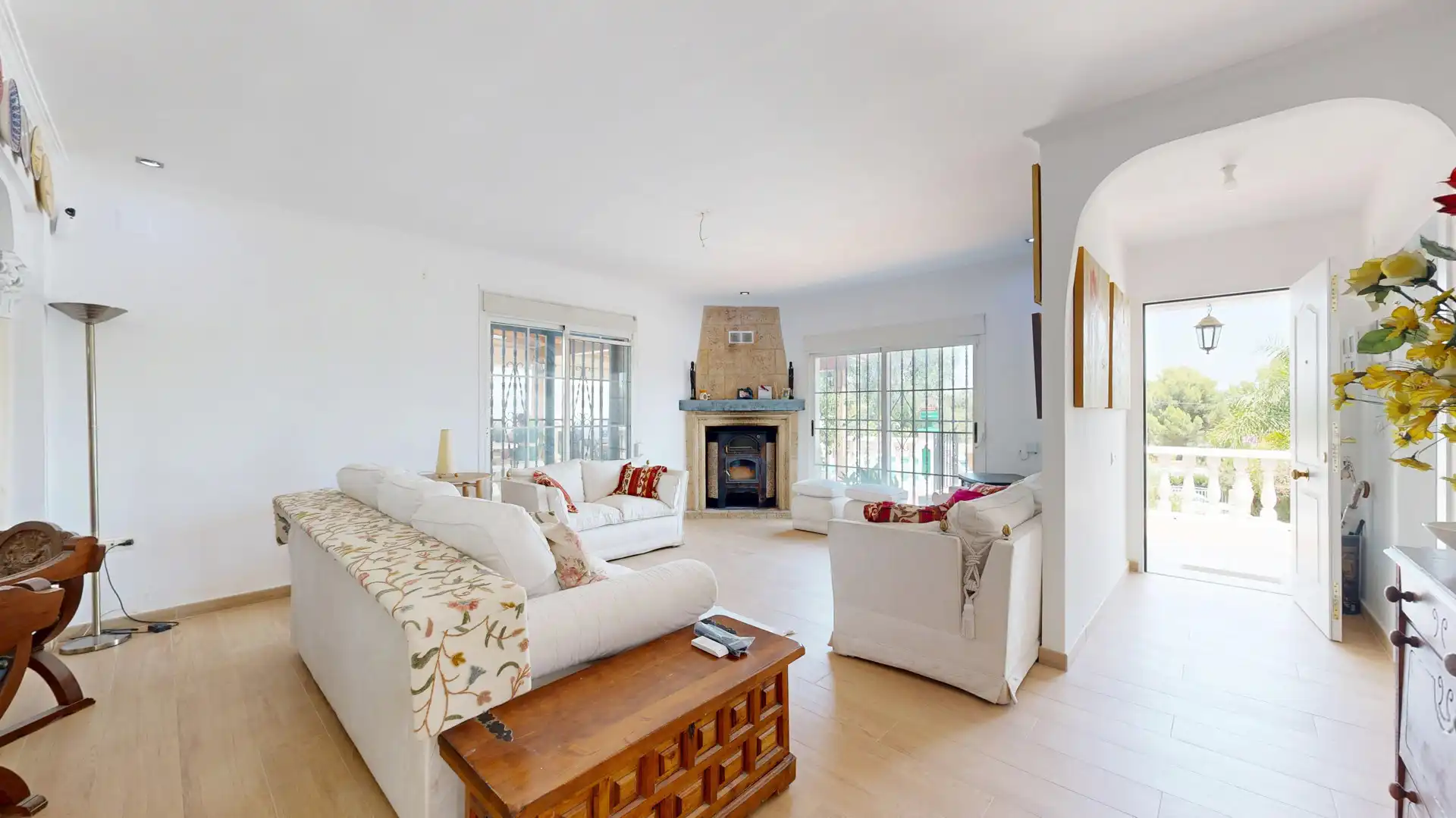 Sala de estar de Casa o chalet en venta en Chiva con Terraza, Trastero y Piscina