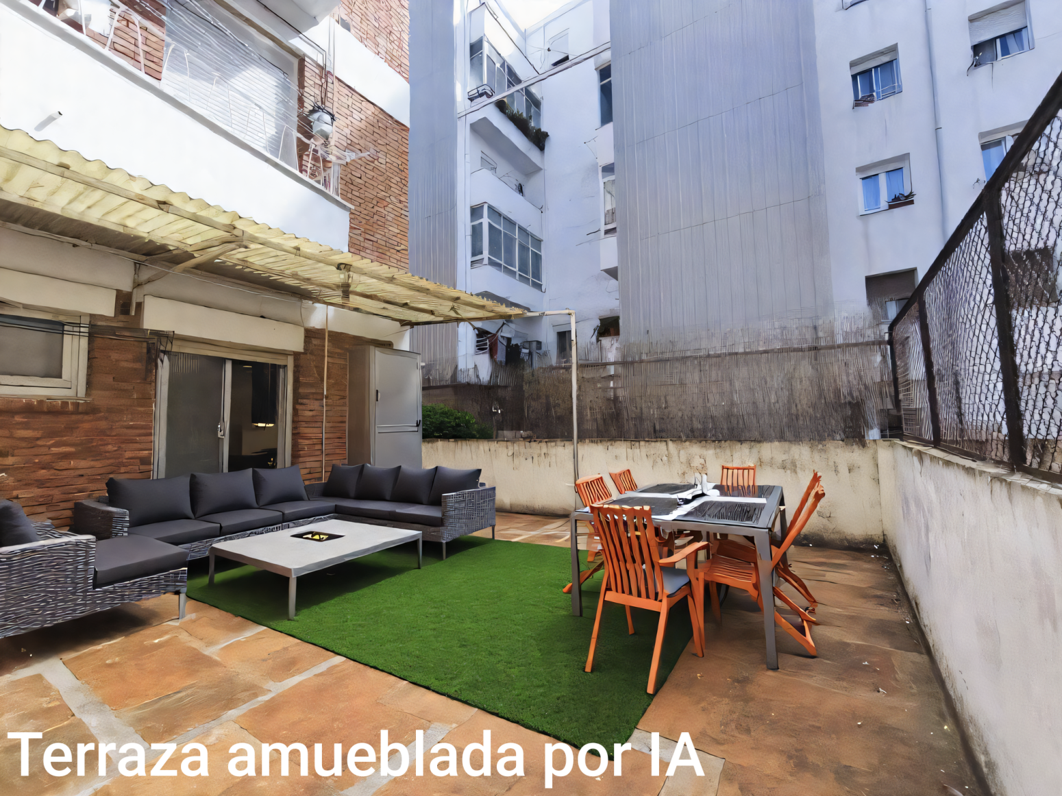 Terrace of Flat for sale in  Logroño  with Heating, Terrace and Furnished