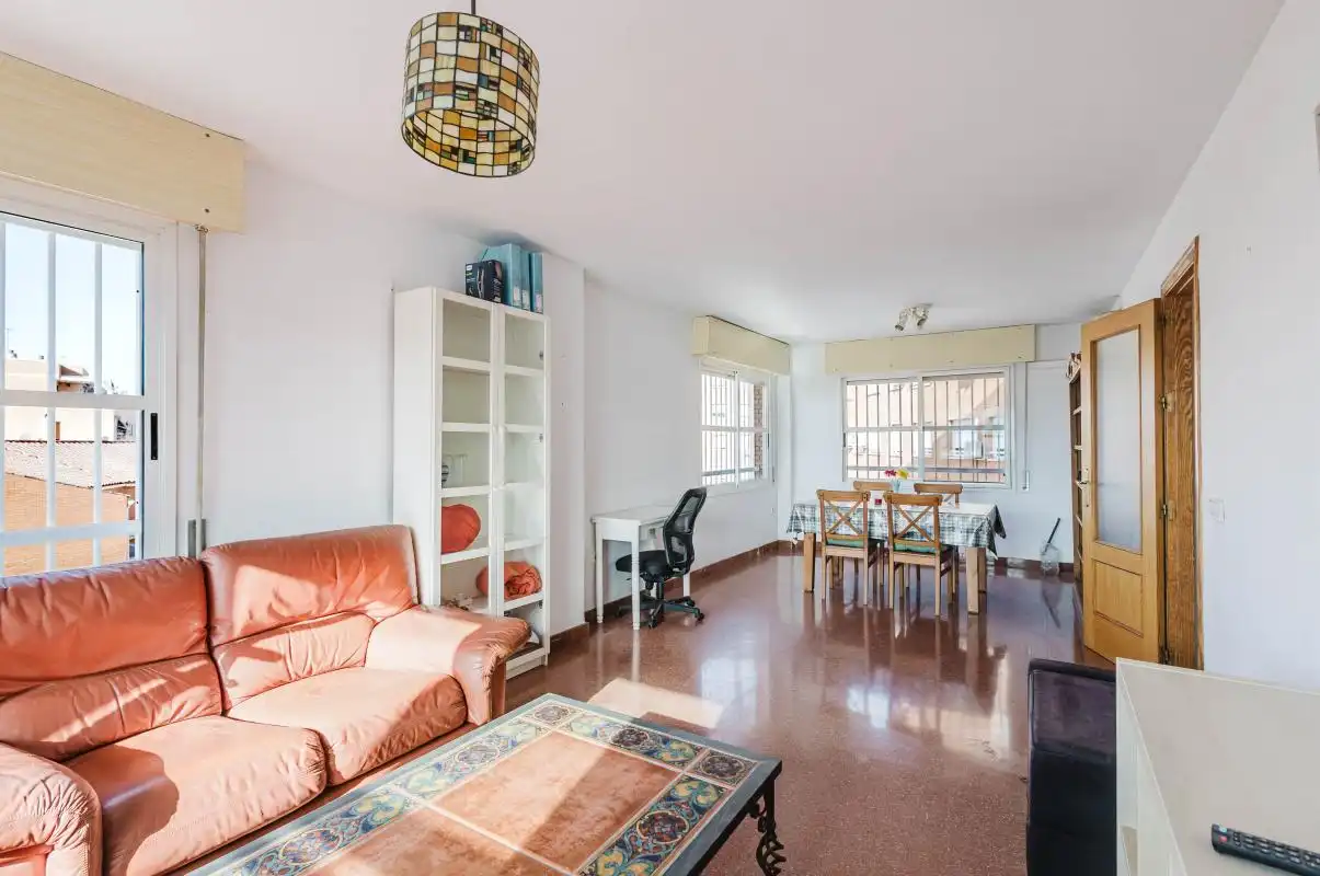 Sala de estar de Piso en venta en Málaga con Aire acondicionado, Calefacción y Piscina