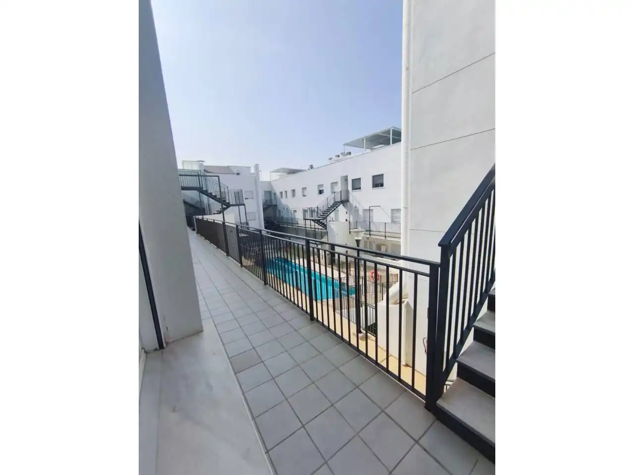 Terrace of Flat for sale in Balanegra  with Air Conditioner, Heating and Community pool