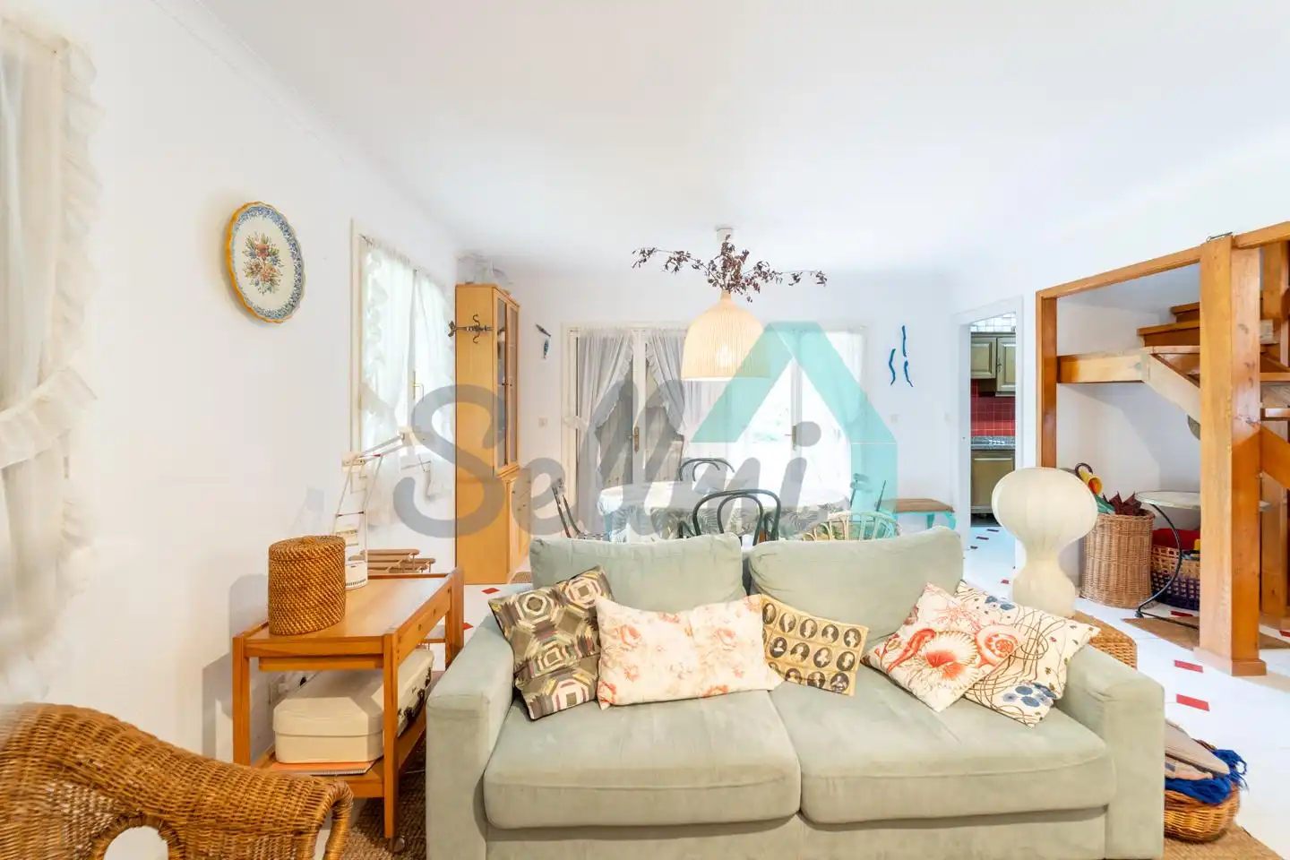 Sala de estar de Casa o chalet de alquiler en Ribadesella con Jardín privado, Parquet y Terraza