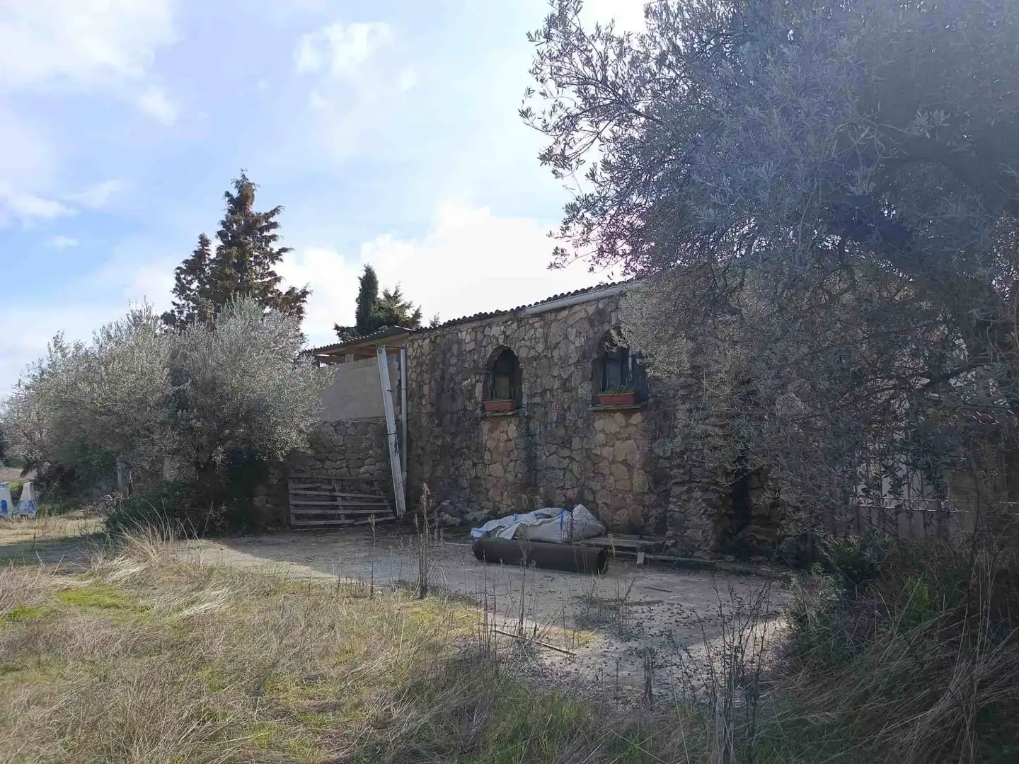 Vista exterior de Casa o chalet en venta en Alquézar con Jardín privado