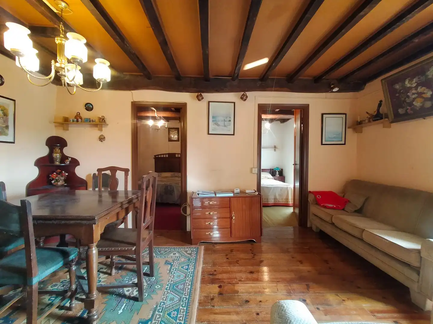Sala d'estar de Finca rústica en venda en Cudillero amb Jardí privat, Terrassa i Traster