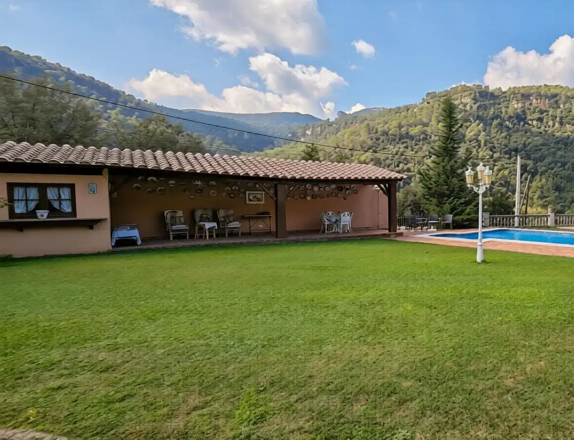 Jardín de Casa o chalet en venta en Tagamanent con Jardín privado, Terraza y Piscina