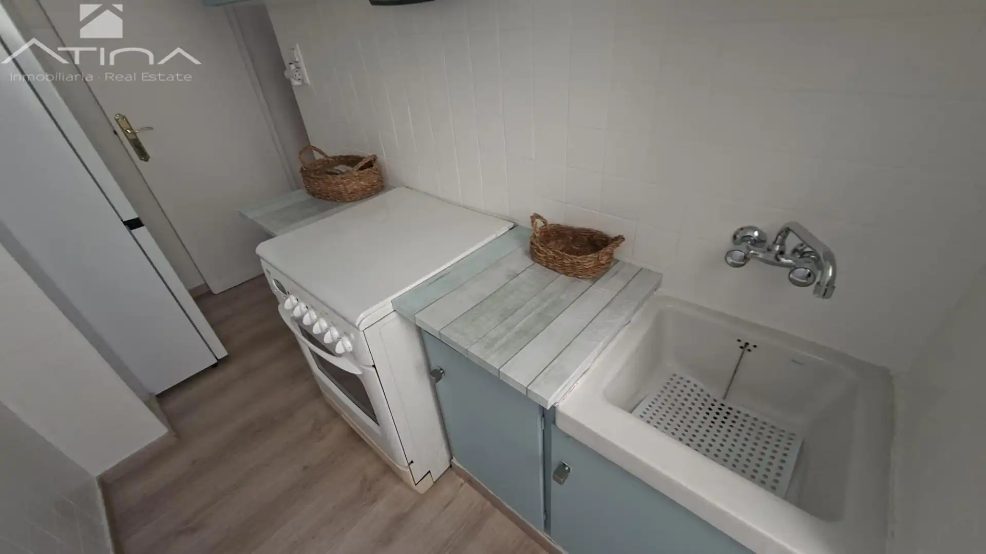 Cocina de Apartamento en venta en Bellreguard con Aire acondicionado, Calefacción y Amueblado