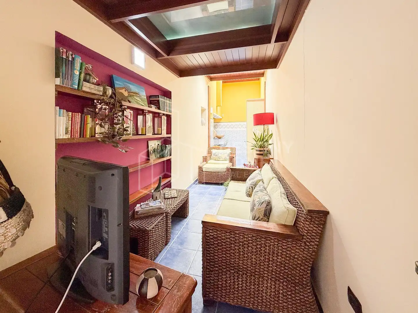 Sala de estar de Casa adosada en venta en El Matorral