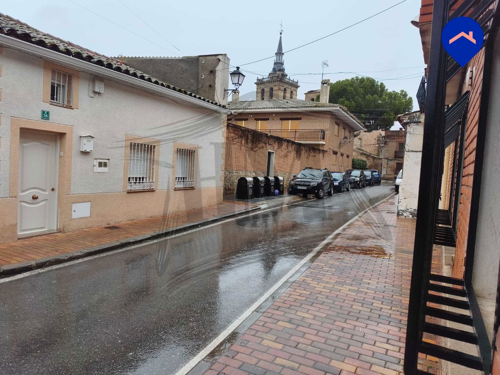 Exterior view of Flat for sale in Villa del Prado  with Heating, Parquet flooring and Alarm