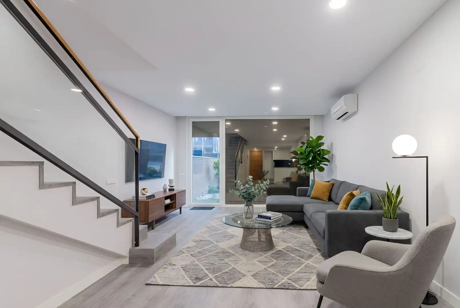Sala de estar de Dúplex en venta en Madrid con Calefacción y Terraza