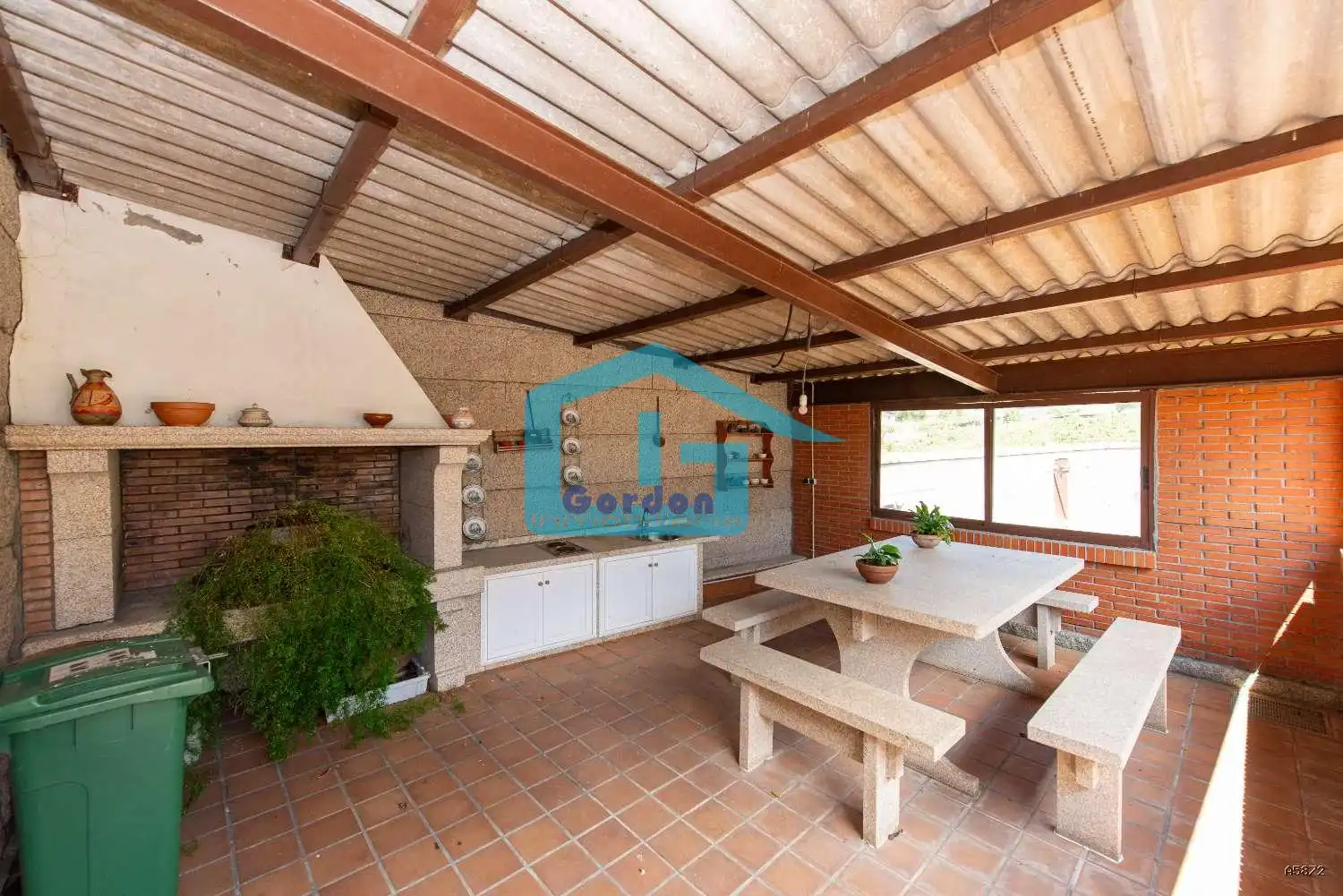 Terrassa de Casa o xalet en venda en Meaño amb Calefacció, Parquet i Terrassa
