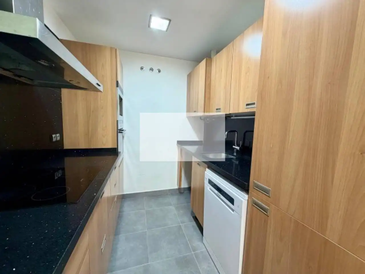 Kitchen of Flat for sale in Sabadell  with Air Conditioner, Heating and Private garden