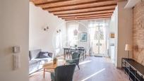 Living room of Flat for sale in  Barcelona Capital  with Air Conditioner, Terrace and Balcony