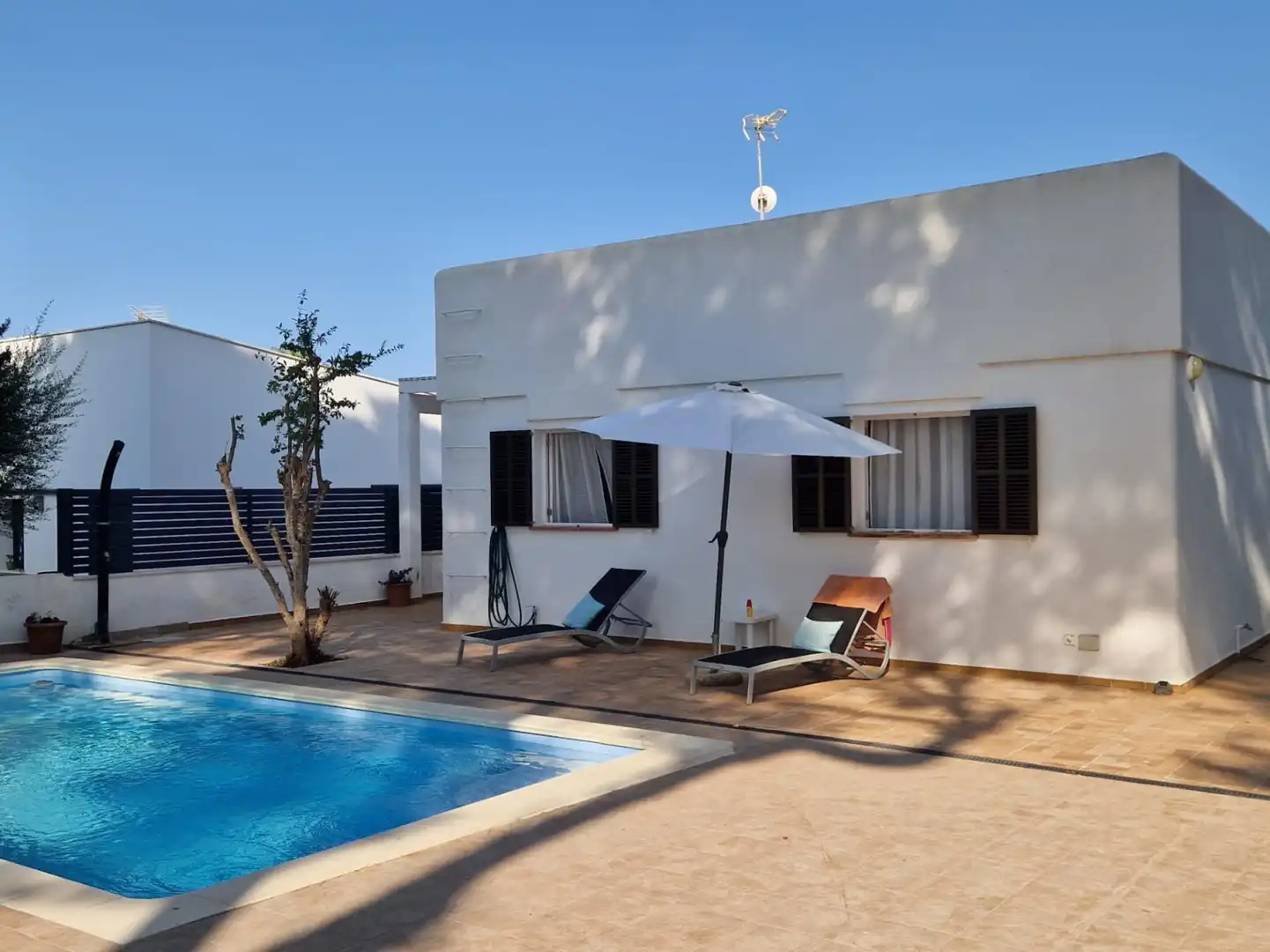 Swimming pool of Houses for rent in Santa Margalida  with Air Conditioner, Heating and Furnished