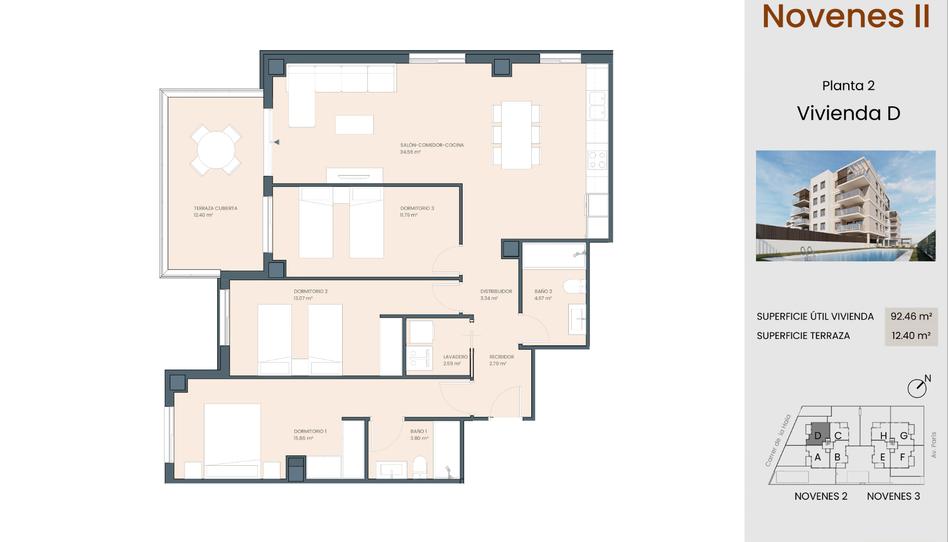 Photo 1 of Flat for sale in Avinguda París, 4, Piscinas, Castellón