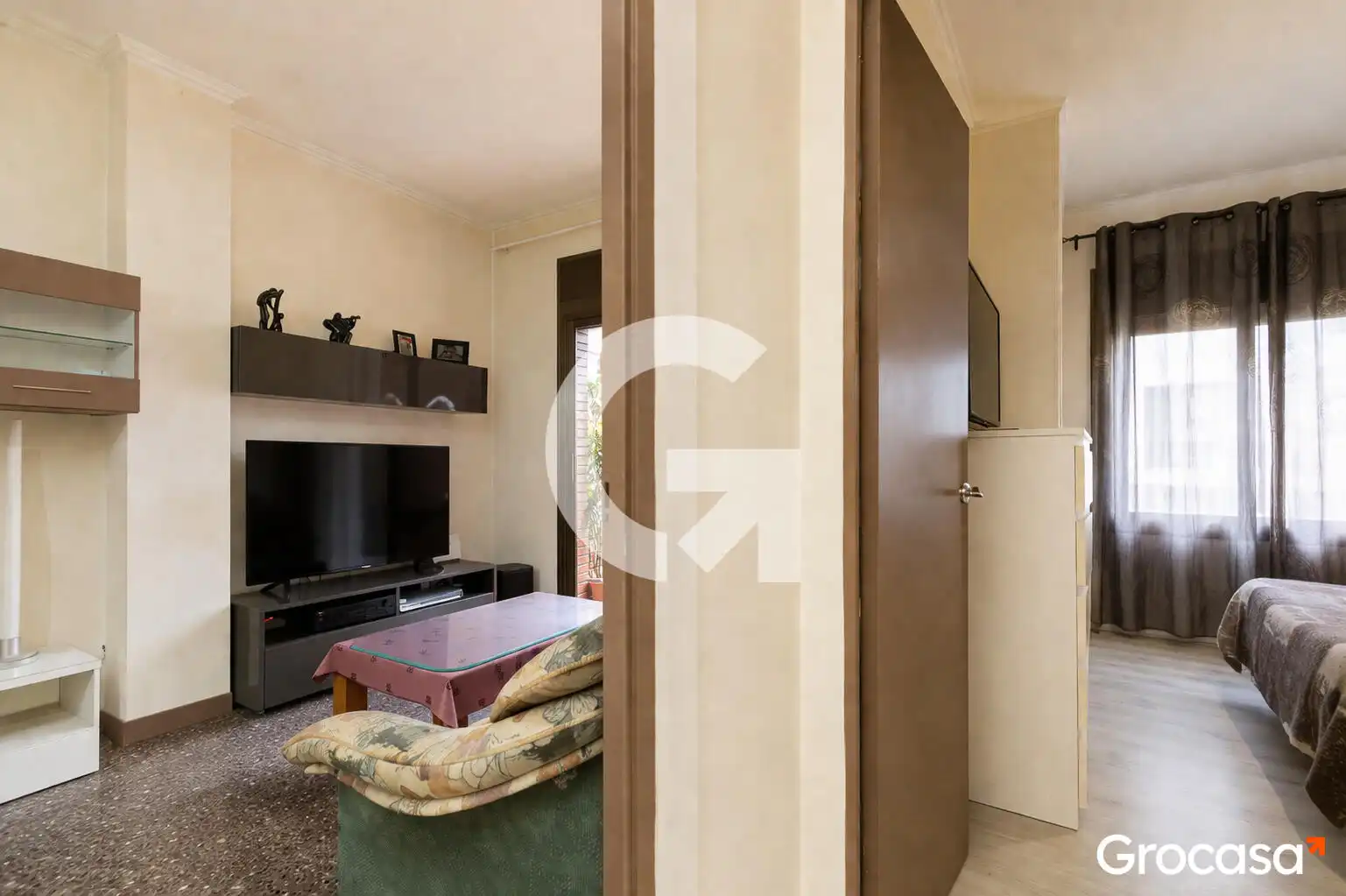 Living room of Flat for sale in Castelldefels  with Oven and Balcony