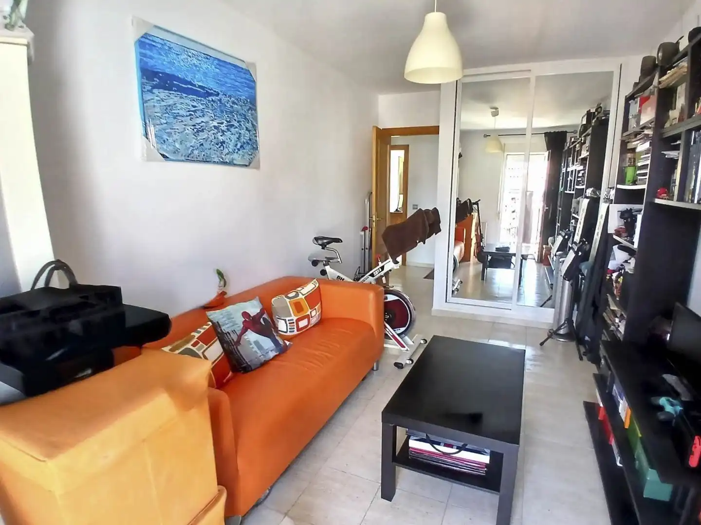 Wohnzimmer von Maisonette zum Verkauf in Estepona mit Klimaanlage, Terrasse und Möbliert
