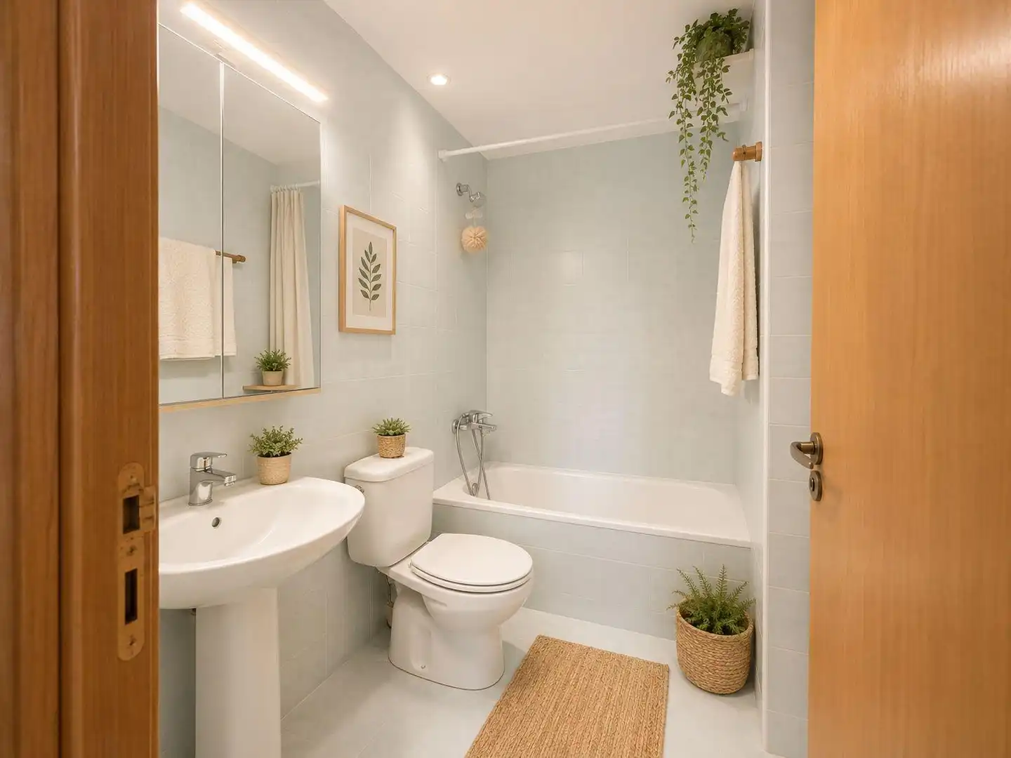 Baño de Dúplex en venta en Sitges con Calefacción, Terraza y Balcón