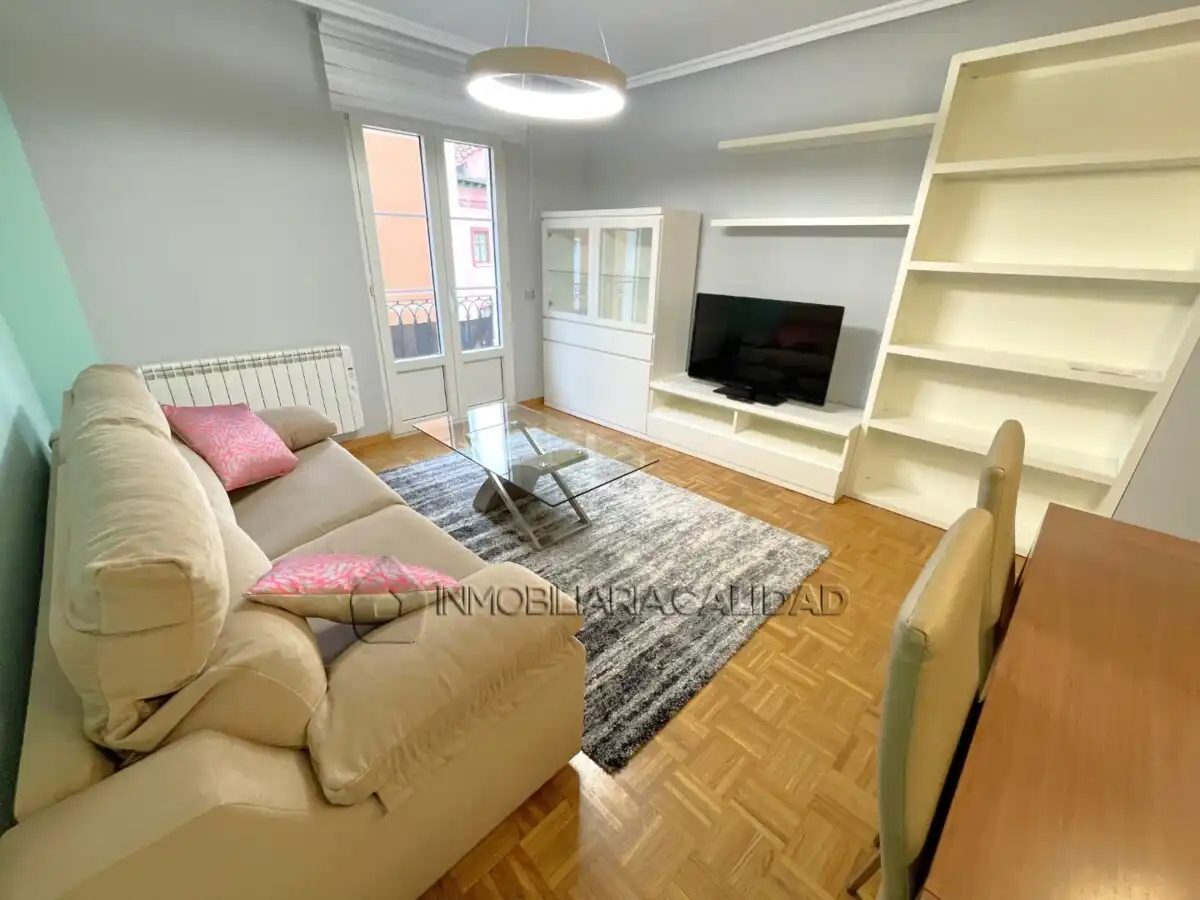 Living room of Flat for rent in Burgos  with Heating and Furnished