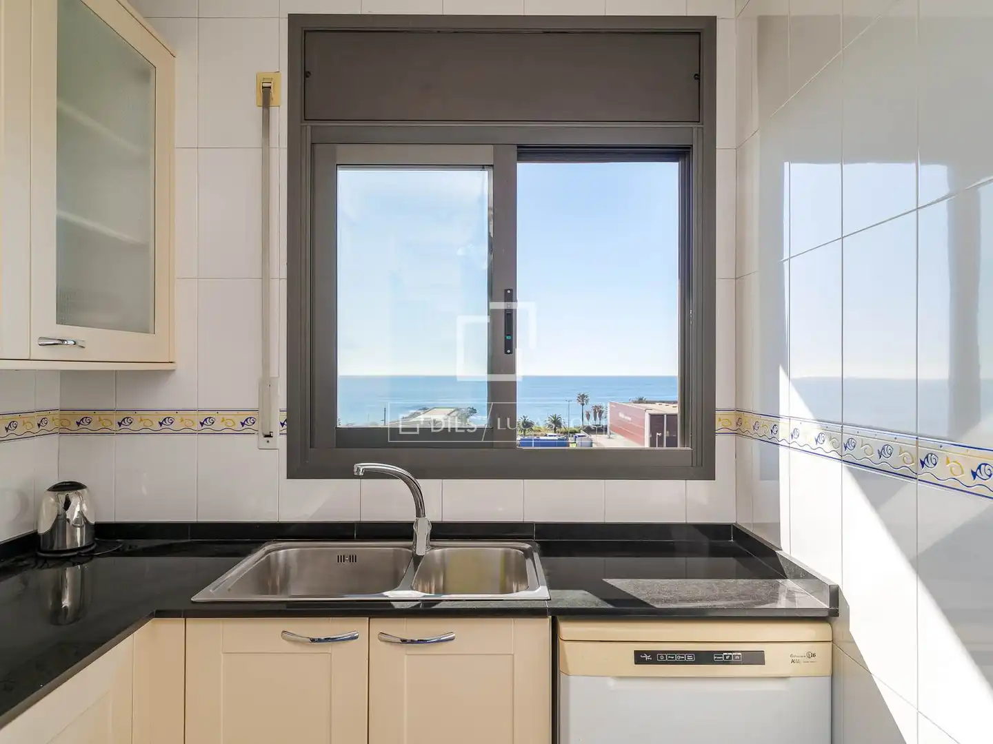 Cocina de Piso de alquiler en Barcelona con Aire acondicionado, Calefacción y Amueblado