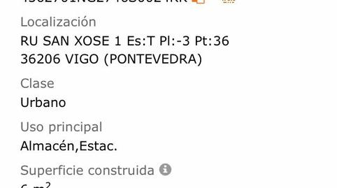 Photo 5 of Storage room for rent in Rúa Pino, 70, Fátima, Vigo