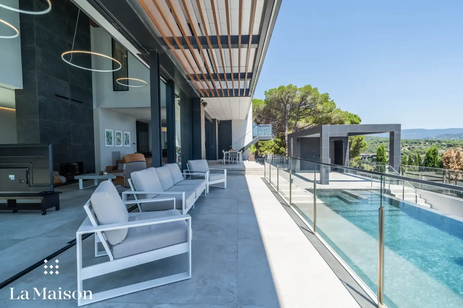 Terraza de Casa o chalet en venta en Caldes d'Estrac con Aire acondicionado, Calefacción y Jardín privado