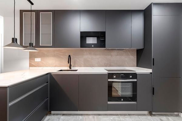 Kitchen of Flat for sale in  Madrid Capital  with Air Conditioner and Heating