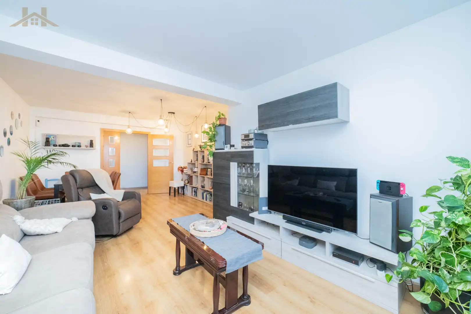 Sala de estar de Dúplex en venta en Móstoles con Aire acondicionado, Calefacción y Parquet
