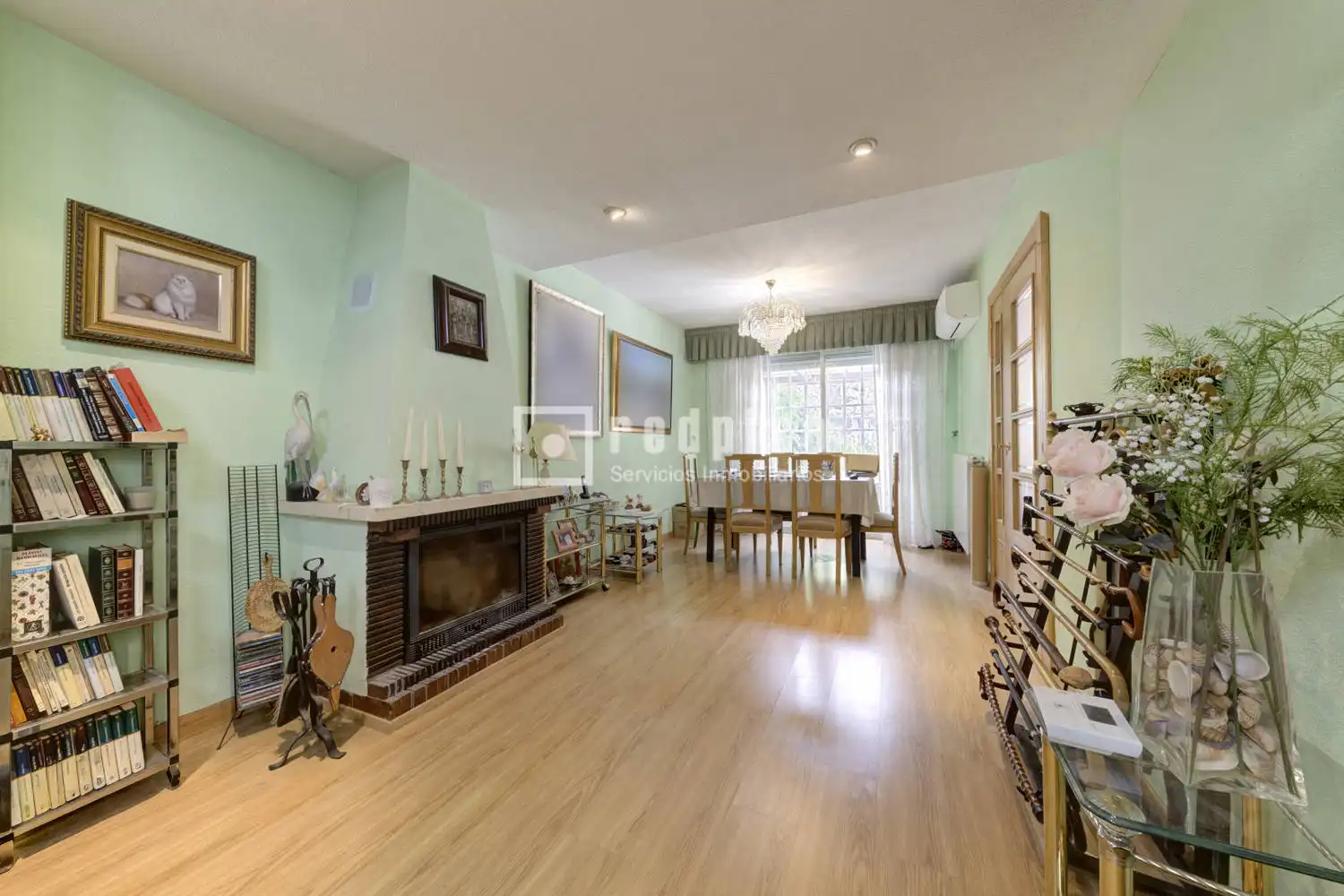Dining room of Houses for sale in Pozuelo de Alarcón  with Heating, Private garden and Terrace