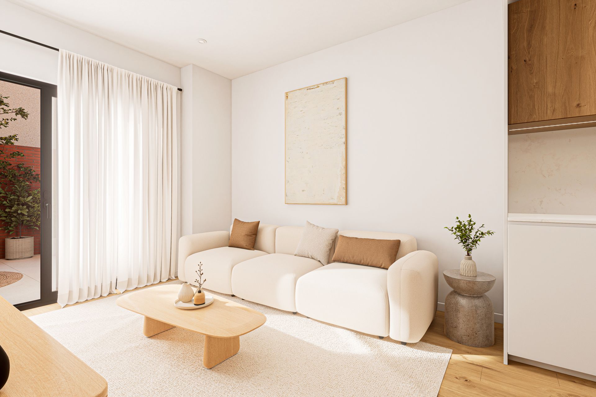 Sala d'estar de Dúplex en venda en Cornellà de Llobregat amb Aire condicionat, Calefacció i Terrassa