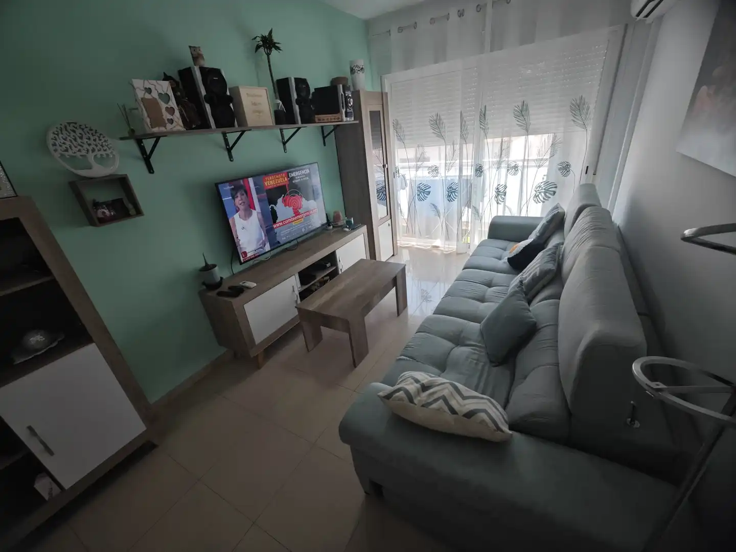 Sala de estar de Piso en venta en Oliva con Aire acondicionado, Calefacción y Terraza