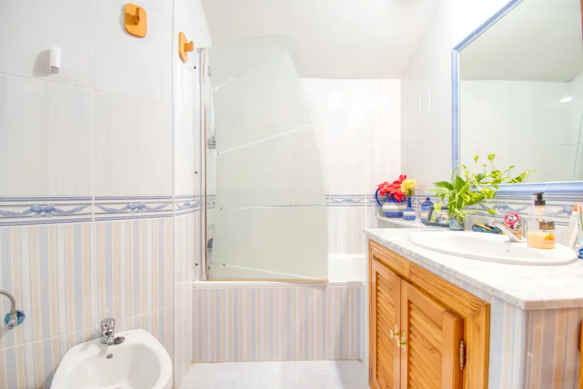 Baño de Casa o chalet en venta en Nuevo Baztán con Aire acondicionado, Calefacción y Jardín privado