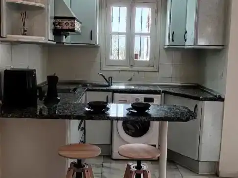 Kitchen of Flat for sale in Mijas  with Air Conditioner, Terrace and Swimming Pool