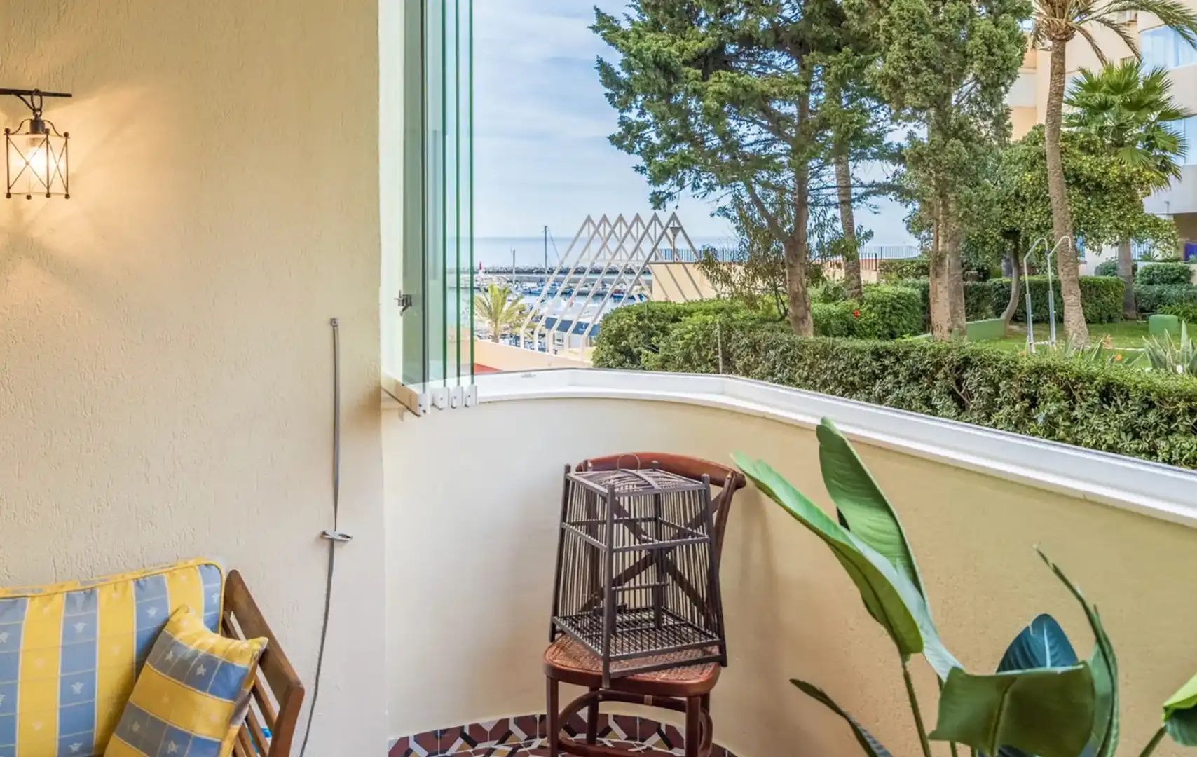 Balcony of Flat for sale in Estepona  with Terrace, Furnished and Oven