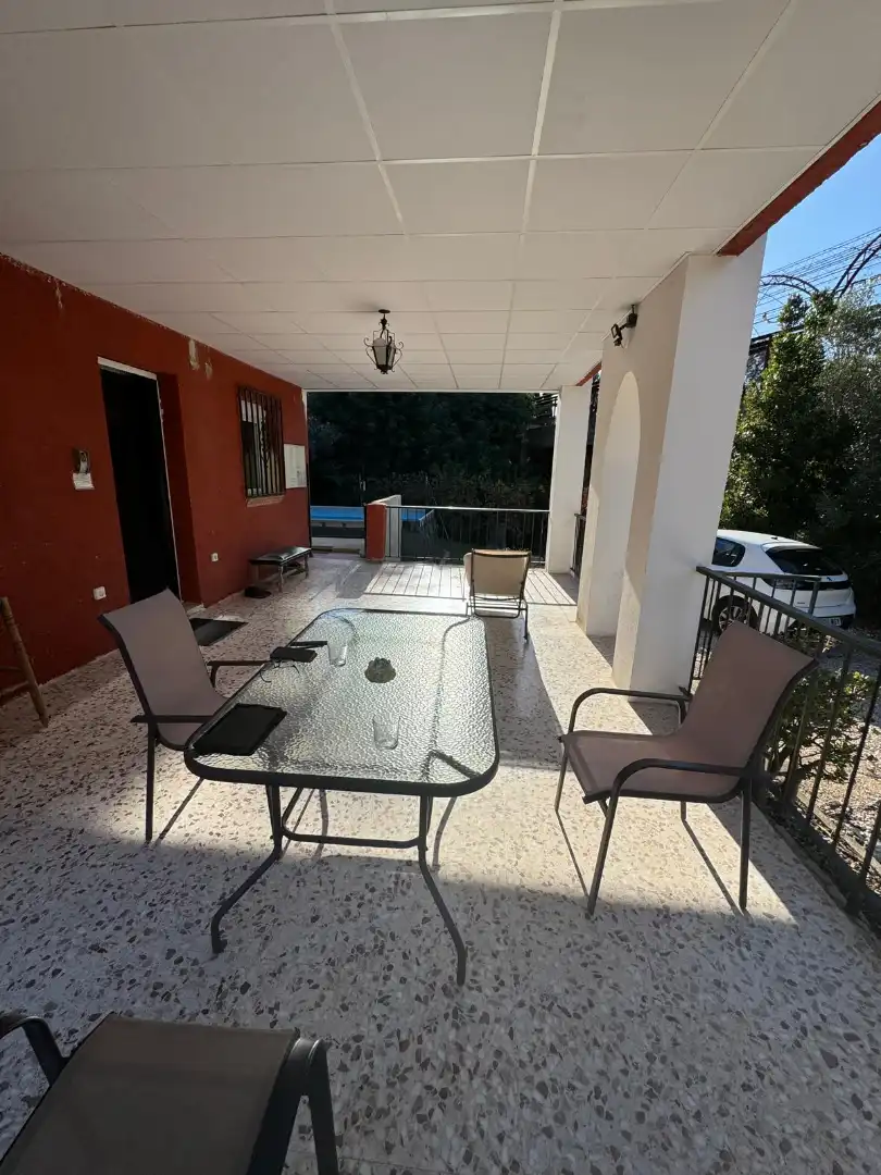 Terraza de Casa o chalet en venta en Vilallonga / Villalonga con Aire acondicionado, Jardín privado y Terraza