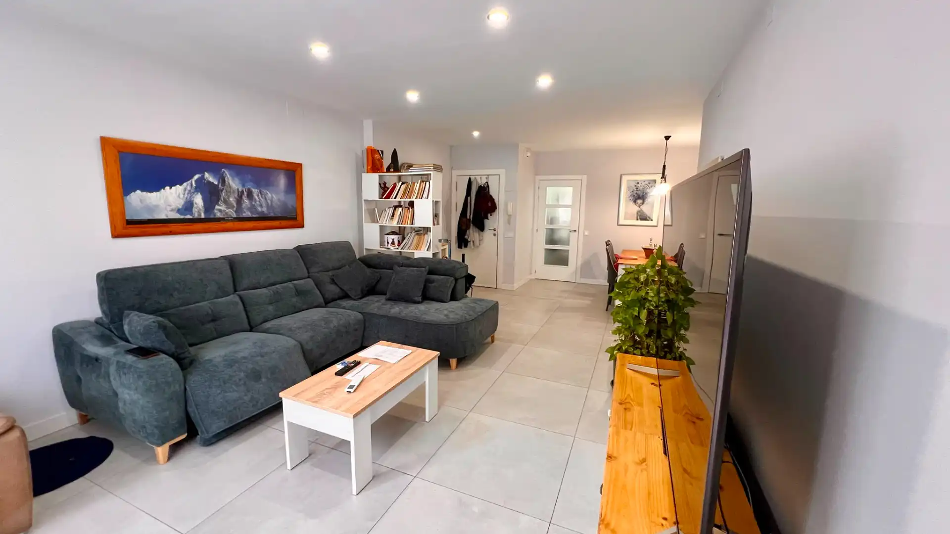 Wohnzimmer von Wohnung zum Verkauf in Badajoz mit Klimaanlage, Heizung und Balkon