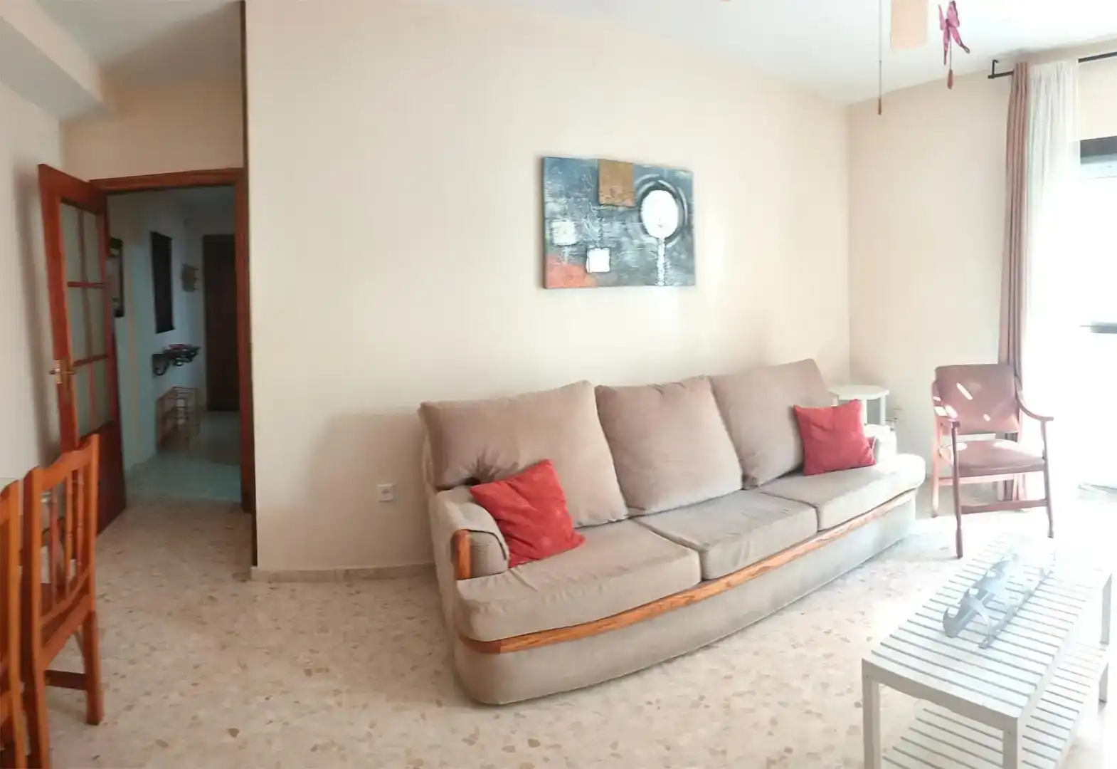 Sala de estar de Piso de alquiler en Rota con Trastero, Amueblado y Horno
