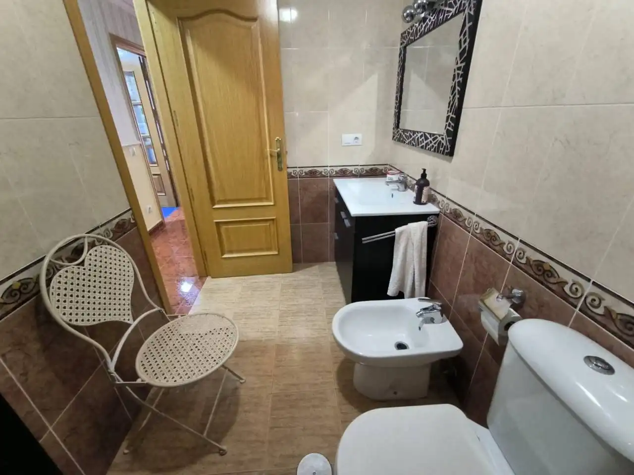Baño de Piso de alquiler en Albacete con Aire acondicionado, Calefacción y Balcón