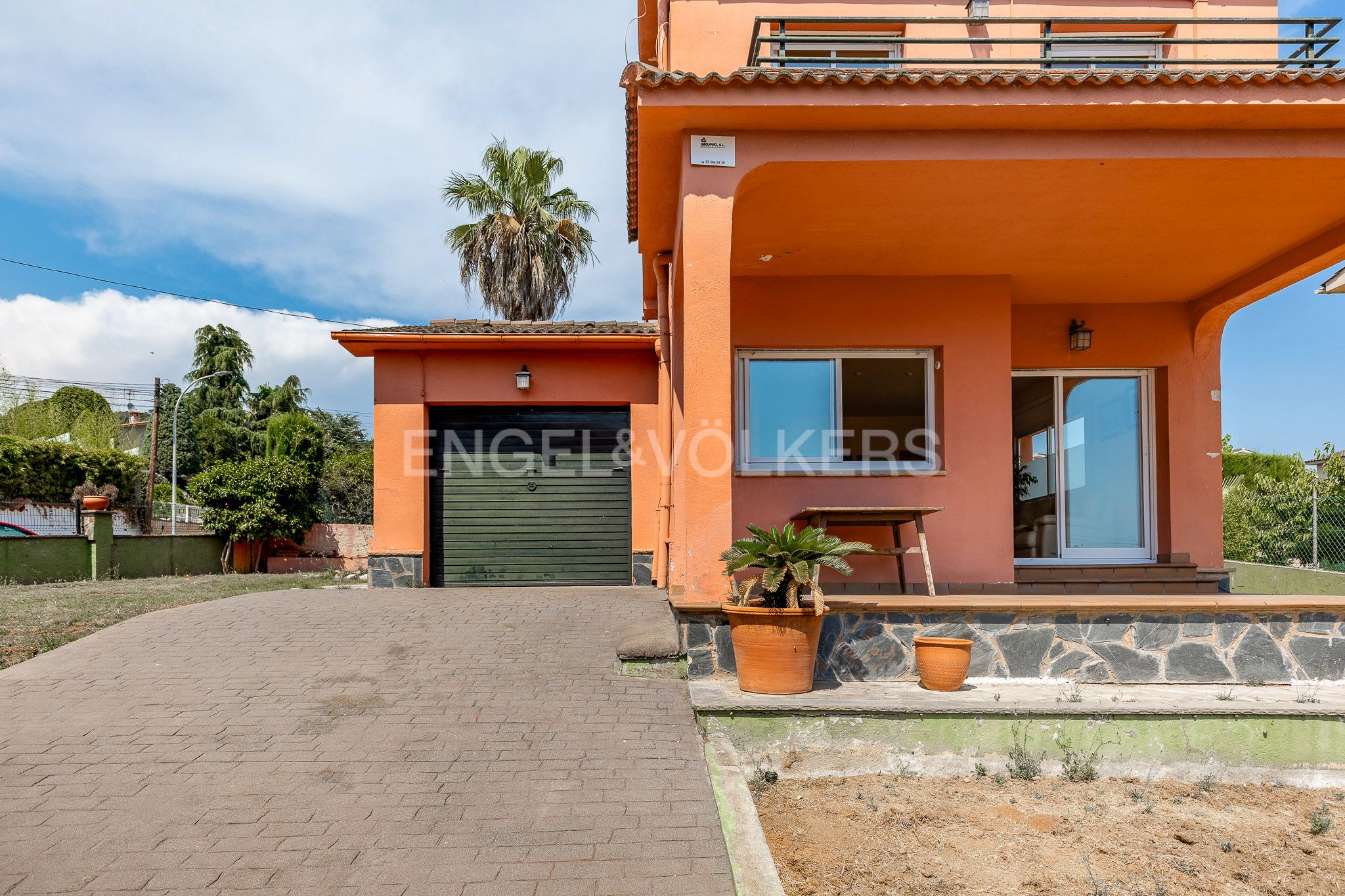Vista exterior de Casa o xalet en venda en Bigues i Riells amb Calefacció, Jardí privat i Parquet