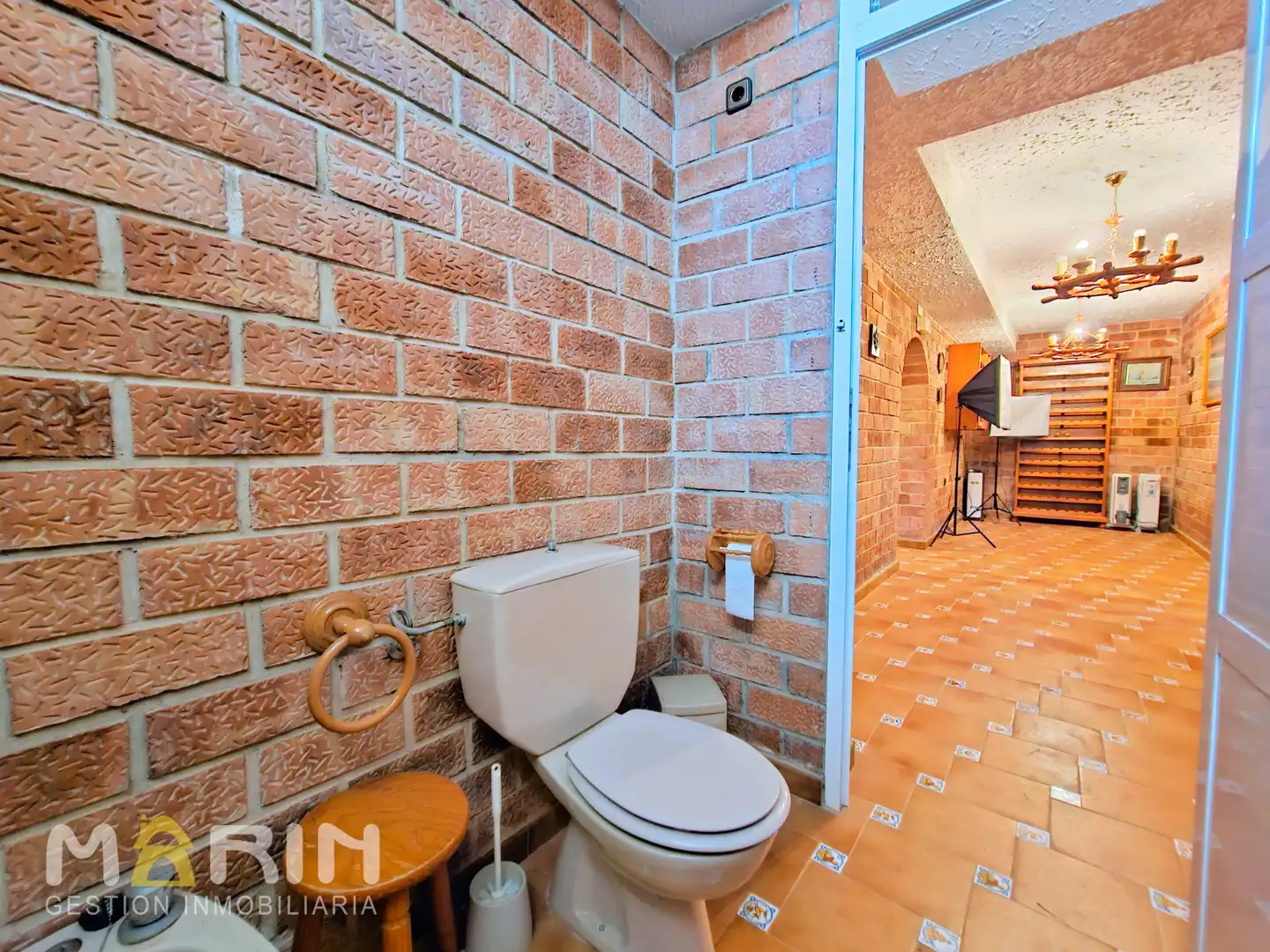 Bany de Casa o xalet en venda en Cartagena amb Aire condicionat, Jardí privat i Terrassa