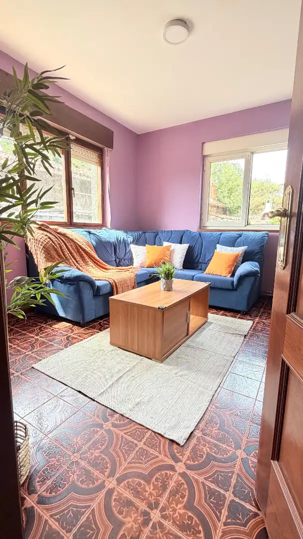Sala d'estar de Casa o xalet en venda en Carreño amb Calefacció, Jardí privat i Terrassa