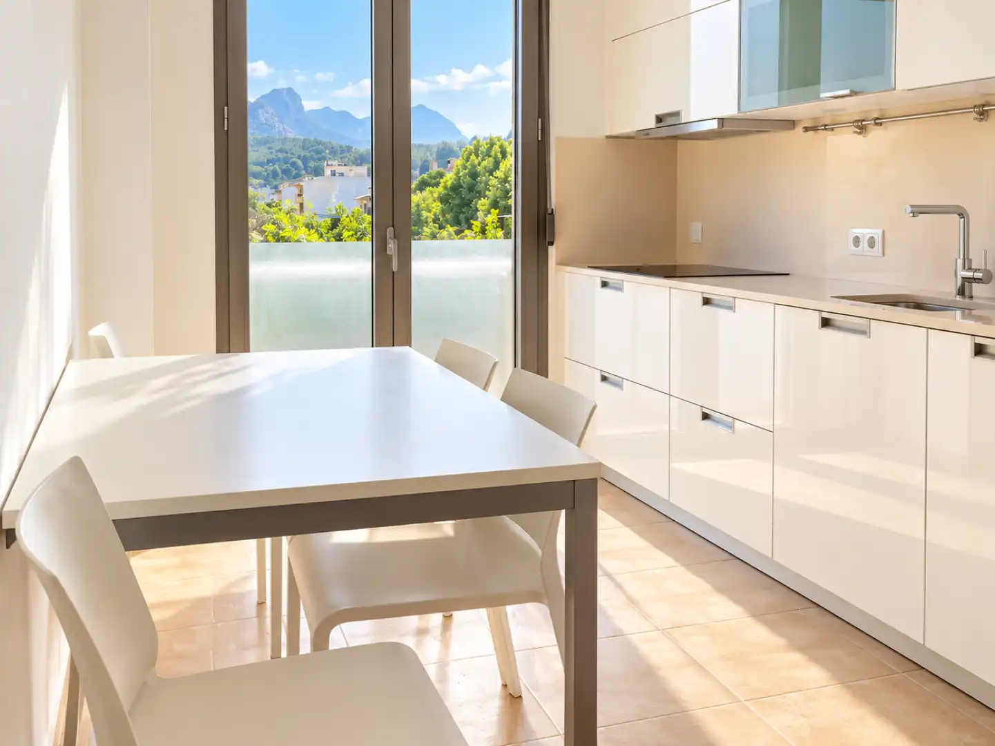 Cocina de Piso de alquiler en Pollença Poble