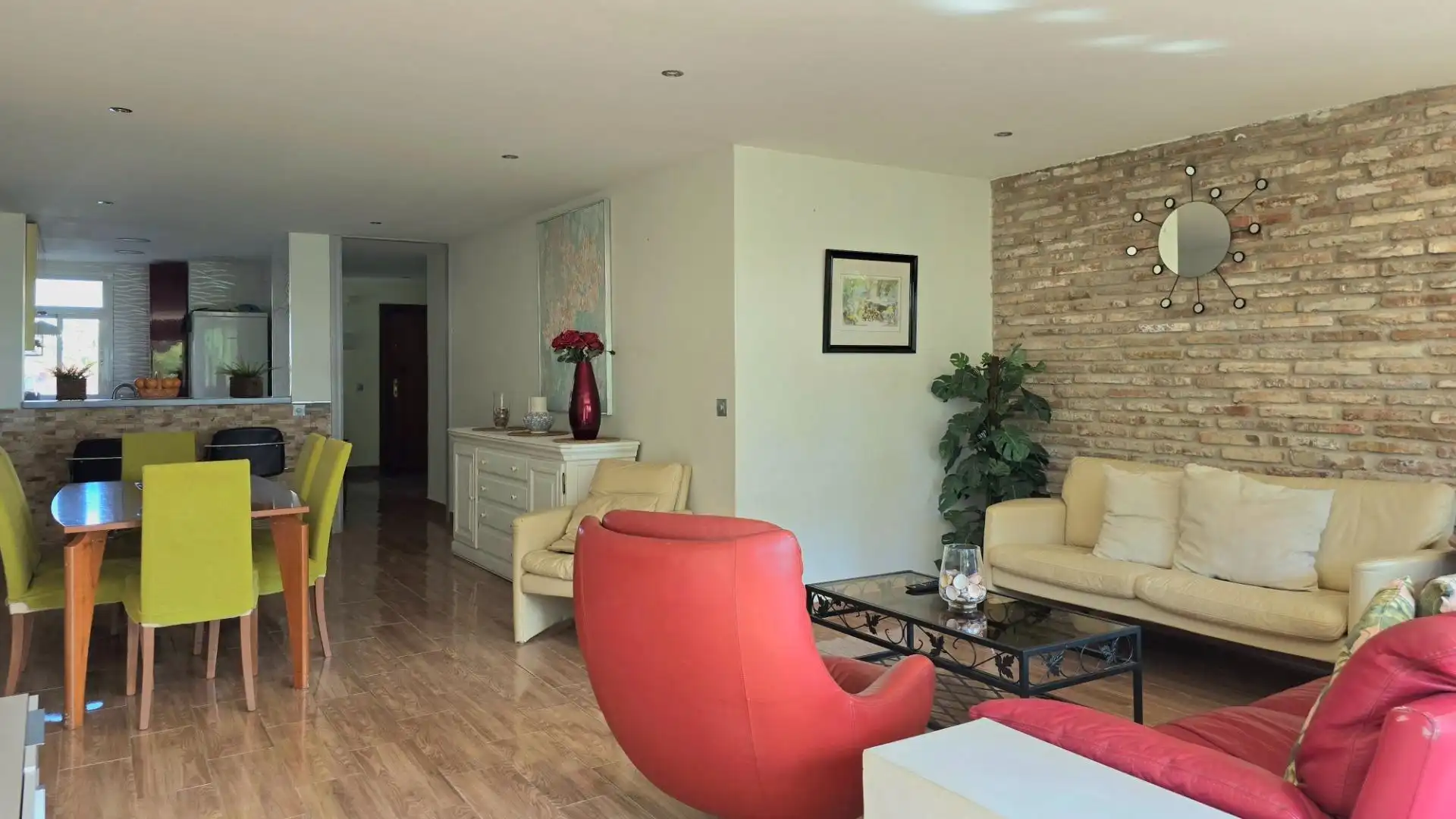 Wohnzimmer von Wohnungen zum Verkauf in Torremolinos mit Privatgarten, Möbliert und Gemeinschaftspool