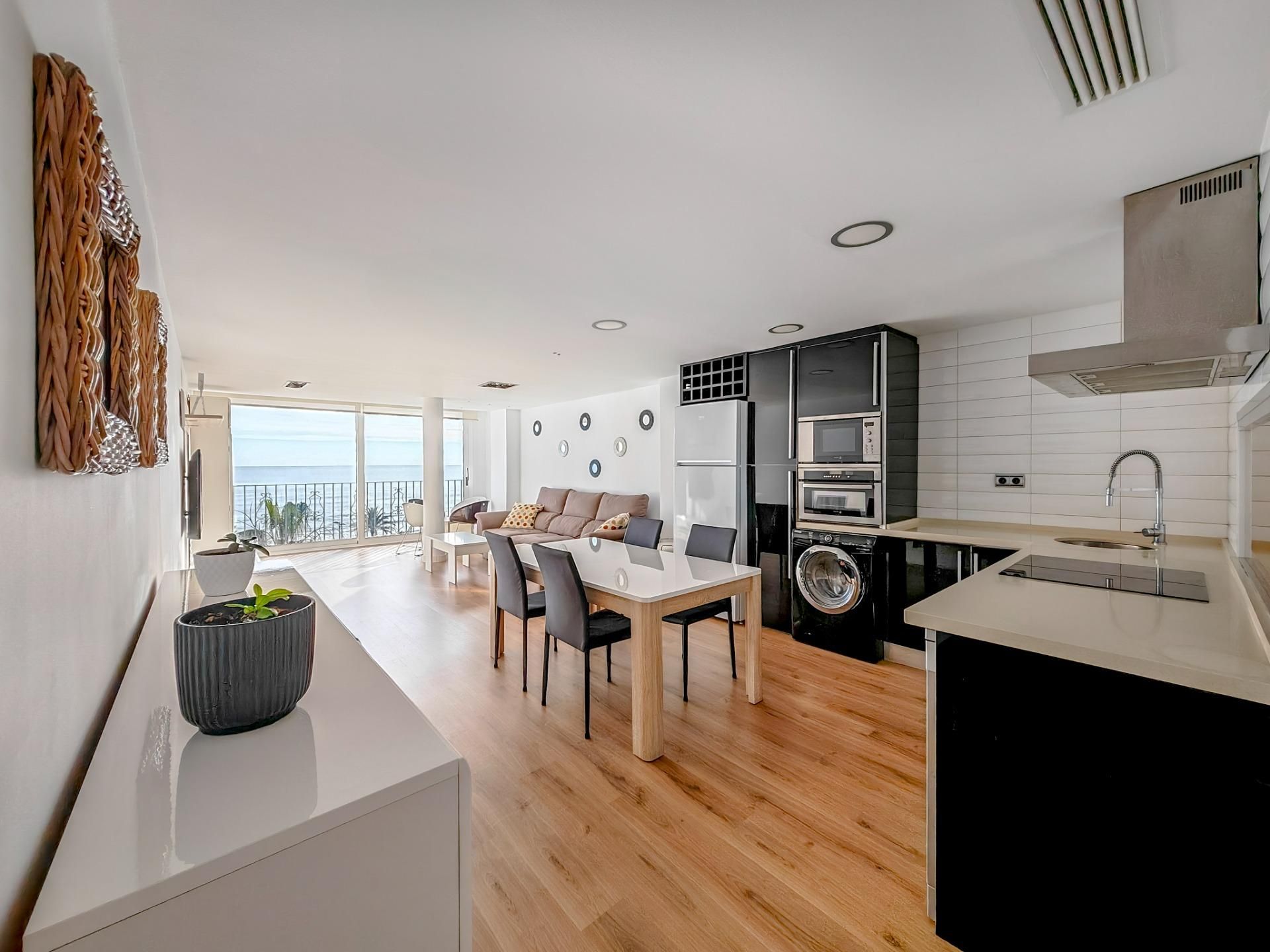 Sala d'estar de Apartament en venda en Alboraya amb Aire condicionat, Calefacció i Jardí privat