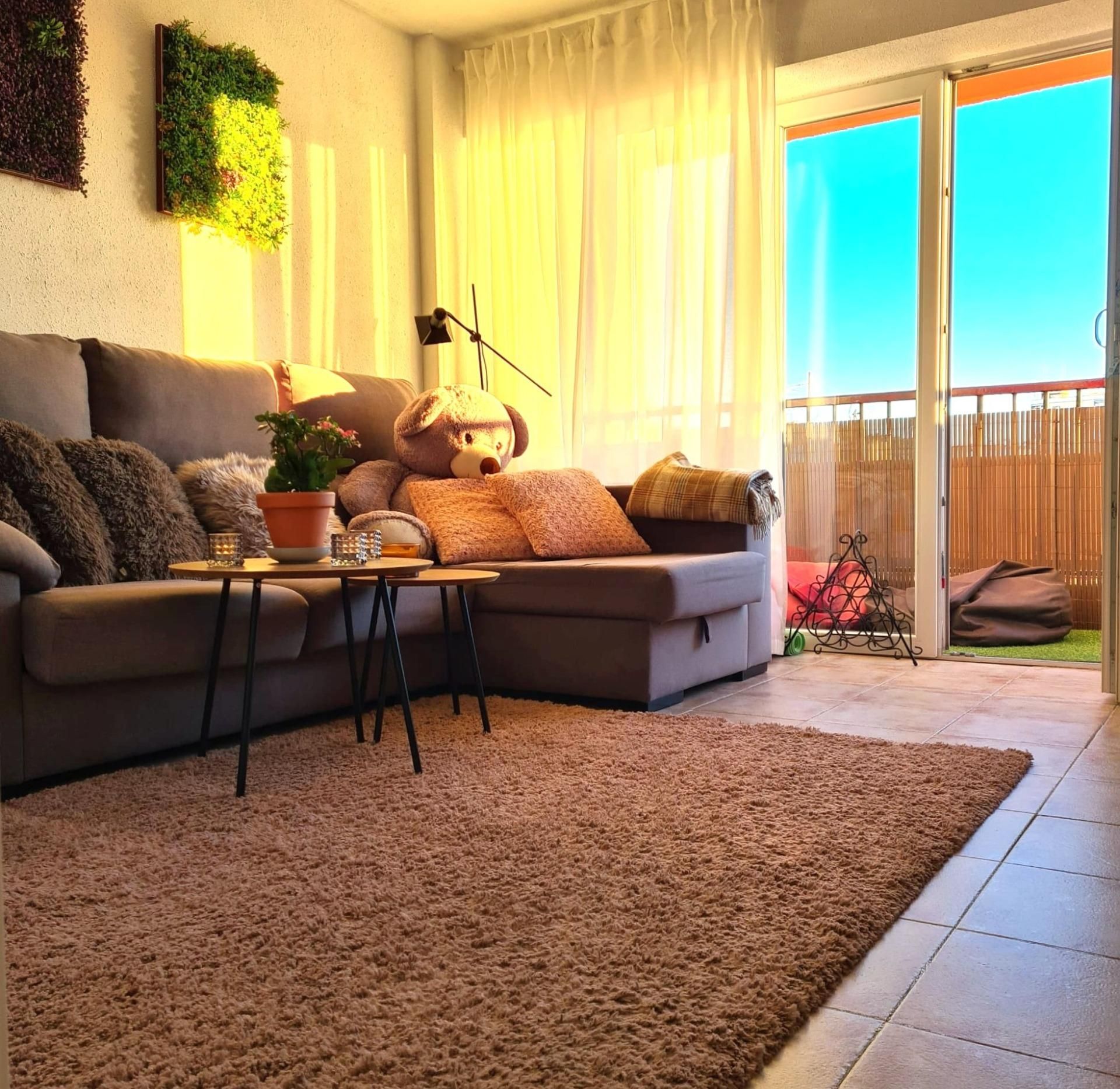 Living room of Flat for sale in Alicante / Alacant  with Air Conditioner, Heating and Private garden