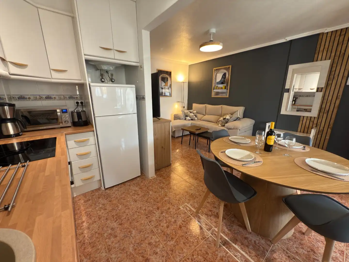 Comedor de Casa o chalet de alquiler en Santa Pola con Aire acondicionado, Calefacción y Terraza
