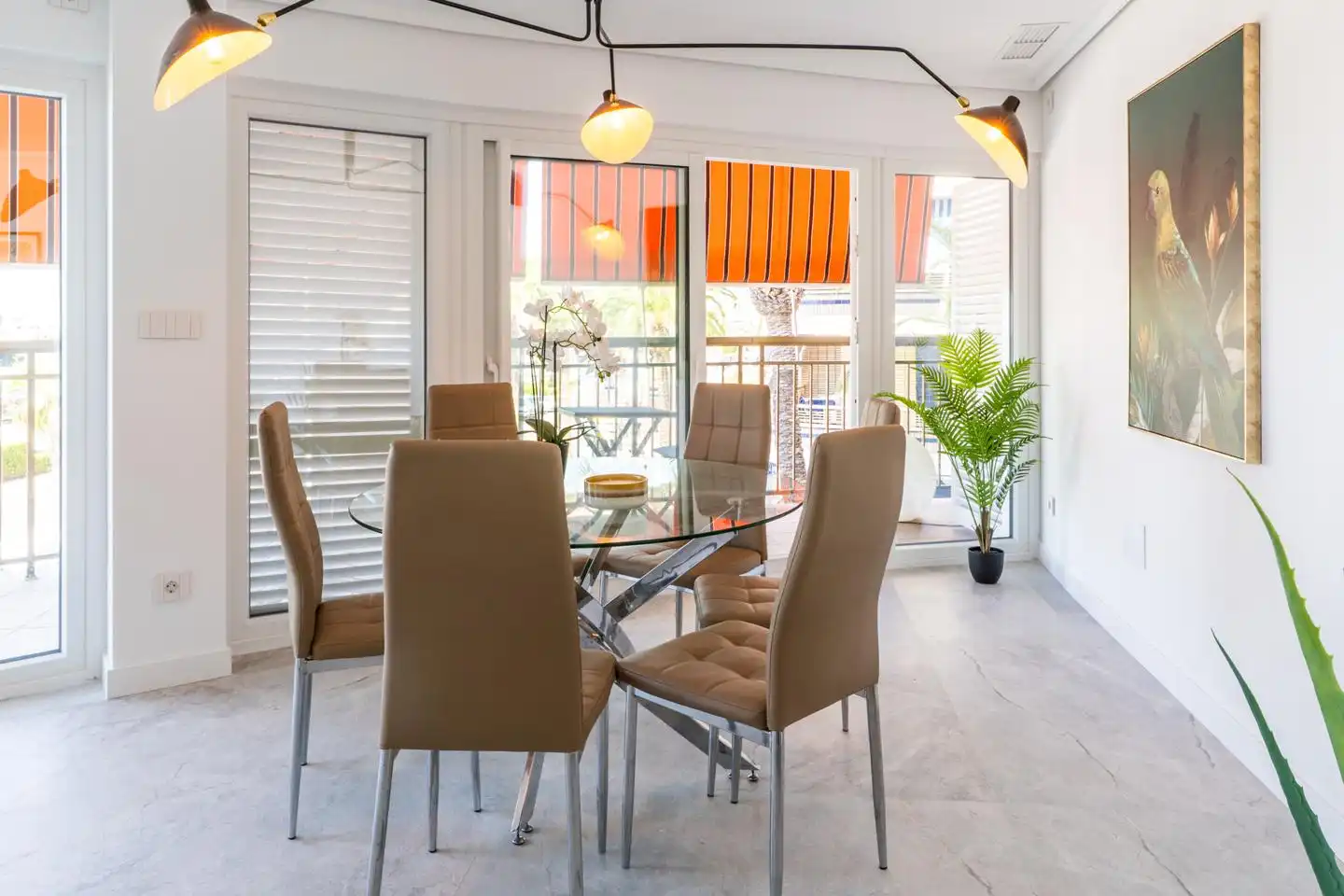 Dining room of Flat for sale in Santa Pola  with Air Conditioner, Heating and Terrace